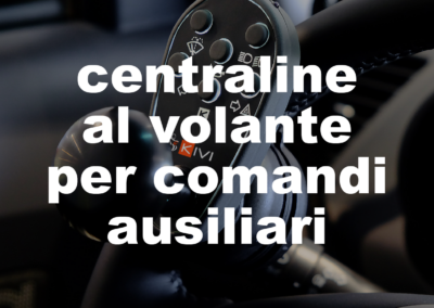 centraline al volante per comandi ausiliari