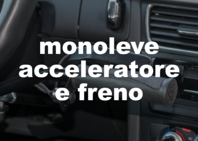 monoleve acceleratore e freno