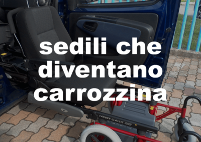 sedili che diventano carrozzina